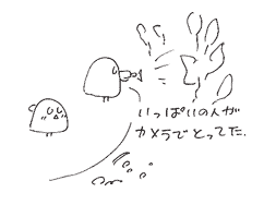 いろんな人が写真を撮っていた