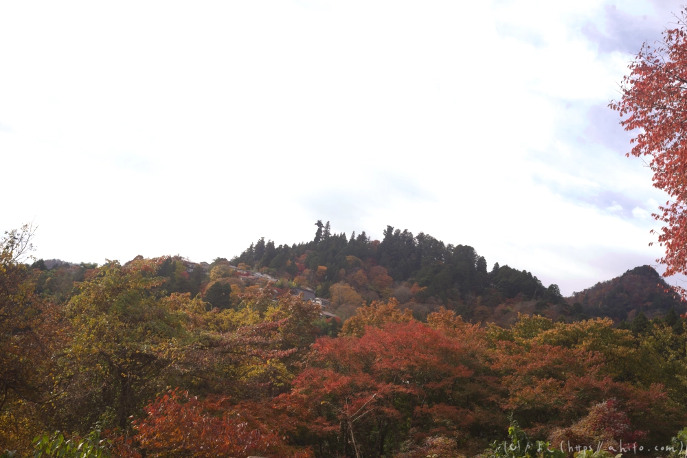 御岳山と紅葉１ - 02